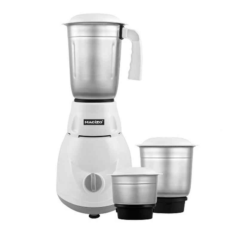 Macizo Cute Pro 500W White Mixer Grinder with 3 Jars