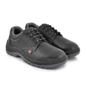 Dyke Prime + DD Leather Steel Toe Black Work Safety Shoes, Size: 7