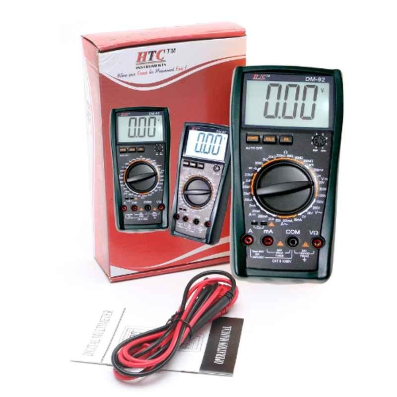 HTC DM-92 Digital Multimeter AC Voltage Range 0 to 750V DM to 92