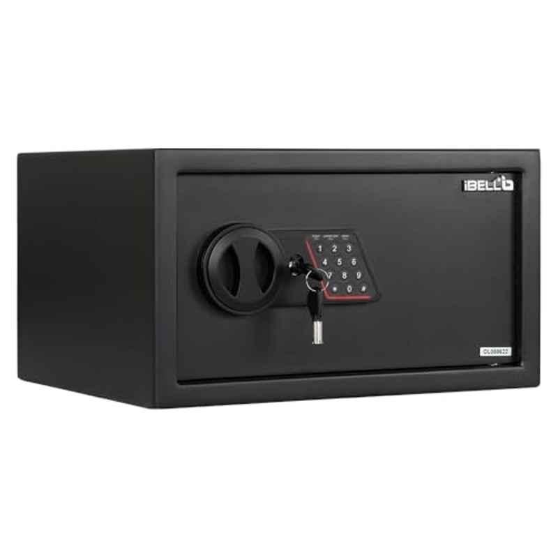 iBELL SL-23B 23 Litre Metal Black Digital Electronic Safe Locker for Personal & Office Use