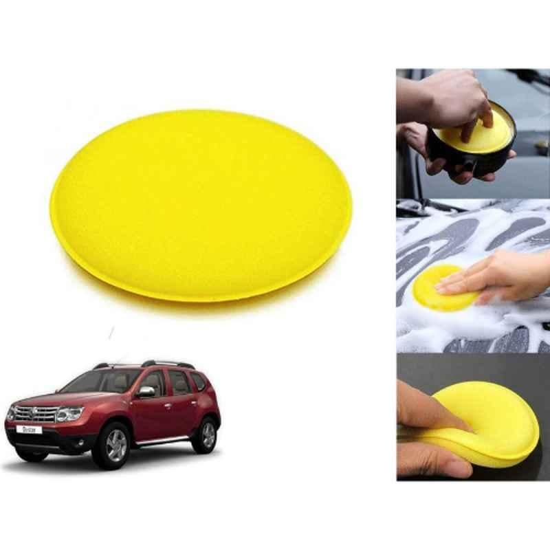 Auto Pearl Polyurethane Beige Washing & Waxing Polish Foam Sponge for Duster 2012-2016