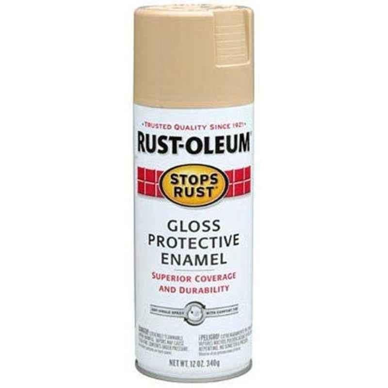 Rust-Oleum Stops Rust 12oz Gloss Sand 7771830 Protective Enamel Spray Paint