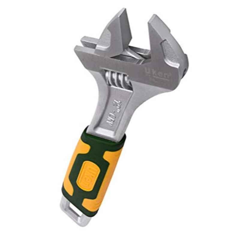 Uken 12 inch Adjustable Wrench with TPR Handle