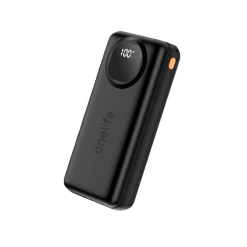 Onelife Power 04 22.5W 20000mAh Black Wired Power Bank with 6 Months Warranty