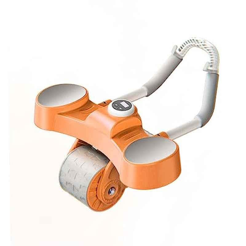 Coolbaby Plastic Orange Plank Abdominal Roller Wheel with Elbow, AE-JFQ02