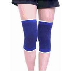 Matrica Elastic Blue Compression Knee Brace Support Sleeve, Size: Free