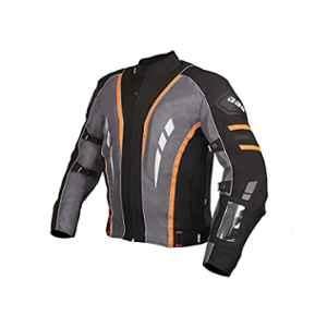 Biking Brotherhood Orange Rubberized Navigator Jacket, Size: Medium