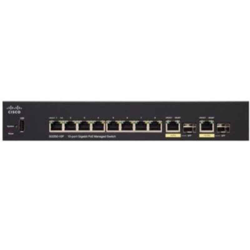Cisco SG35010P 62W 10 Gigabit Ethernet Ports Managed Switches, SG35010PK9UK