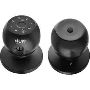Nuo Smart RK36 Aluminium & Stainless Steel Black Matte Door Lock, NU-SLRK36-0425