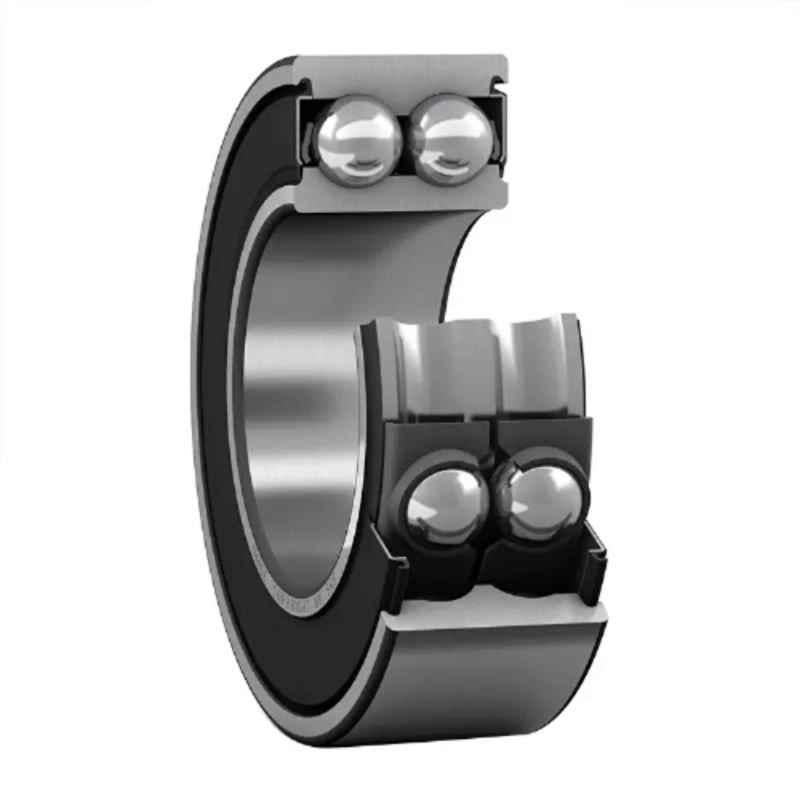 SKF 3307 A-2RS1 Double Row Angular Contact Ball Bearing, 35x80x35mm