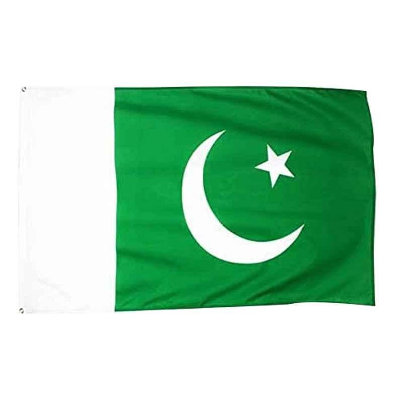 AZ Flag 90x150cm Polyester White & Green Pakistan Flag, Z_153