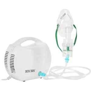 Hicks 0.3ml/min White Compressor Nebulizer with Long Lasting for Consistent Performance, NEB-215