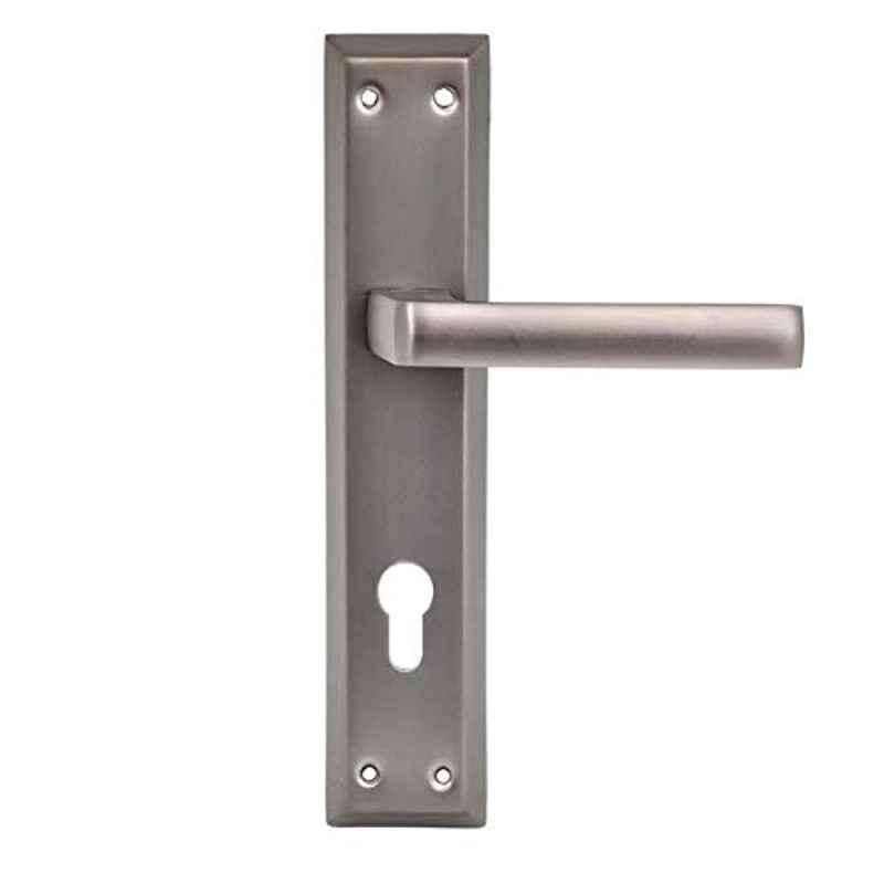 Robustline Door Lockset (Handle And Lockbody), 85mm Centre To Centre, Grey Color With Matt Finish