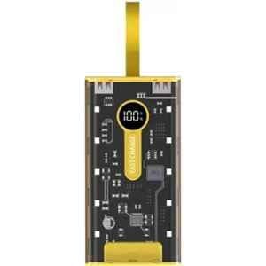 I Kall IKPB20F 22.5W 20000mAh Fast Charging Compact Yellow Power Bank, IKPB20F-YLW