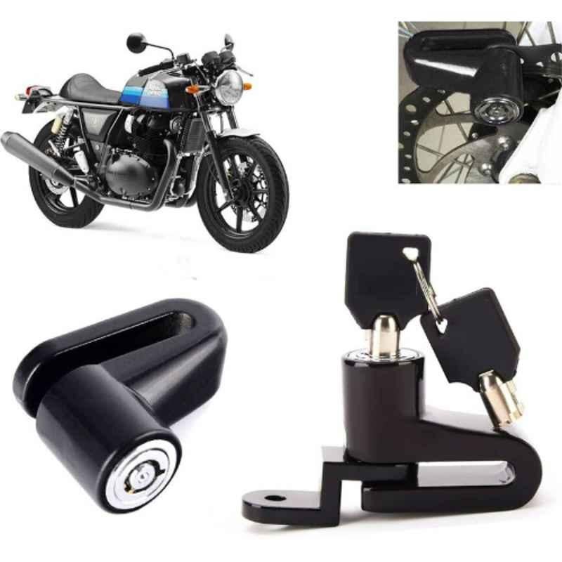 Auto Pearl Steel Black Disc Brake Lock, Lock_552