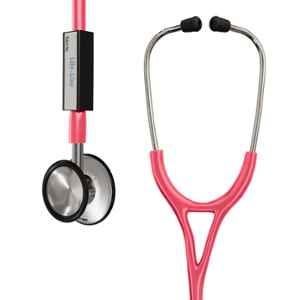 Lifeline Aluminium Pink Single Diaphragm Chest Piece Stethoscope with 2 Way Tube, STH011-PNK