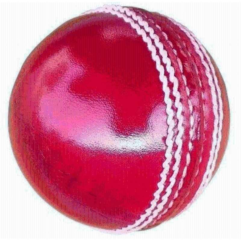 GEM Sports Red Leather Cricket Ball