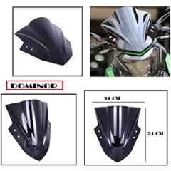 AOW Type-16Premium Quality Visor Glass for Bajaj Dominor (Black)