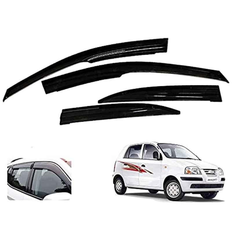 Auto Pearl 4 Pcs ABS Window Door Visor Set for Hyundai Santro Xing, Size: S