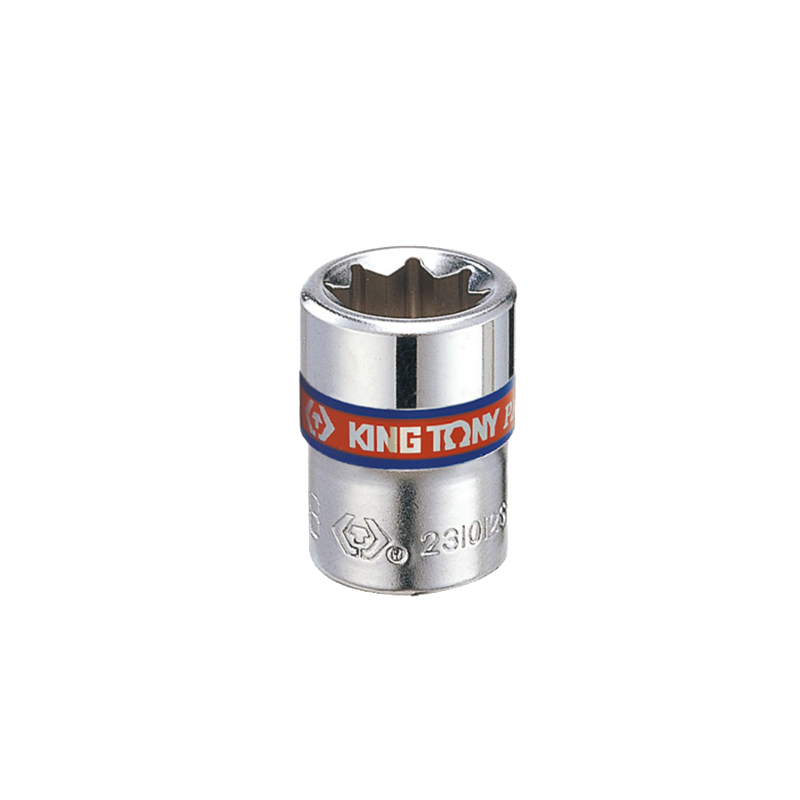 King Tony 1/4 inch 5/16 inch Double Square Socket, 231010S
