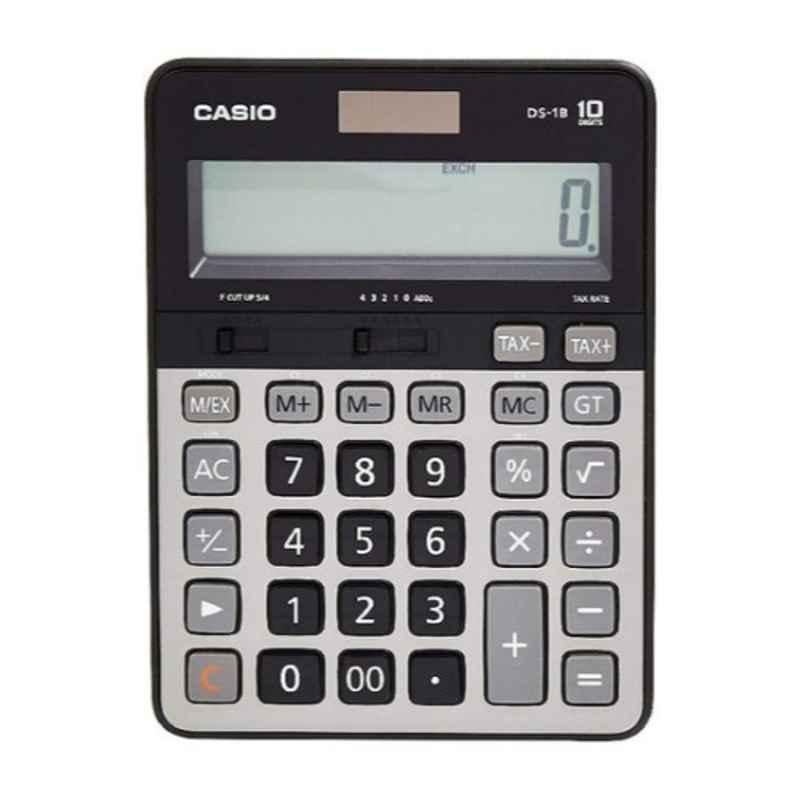 Casio DS-1B Black & Grey Heavy Duty Office Calculator