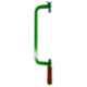 Jolly 40x10x2cm Metal Green JPT Hack Saw Frame