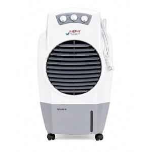 Zoom Shakti 45W 25 Litre ABS White & Grey Portable Desert Air Cooler with Lining