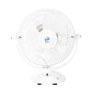 HM 70W 12 inch 2800rpm White 3 Blade Table Fan, Sweep: 300 mm