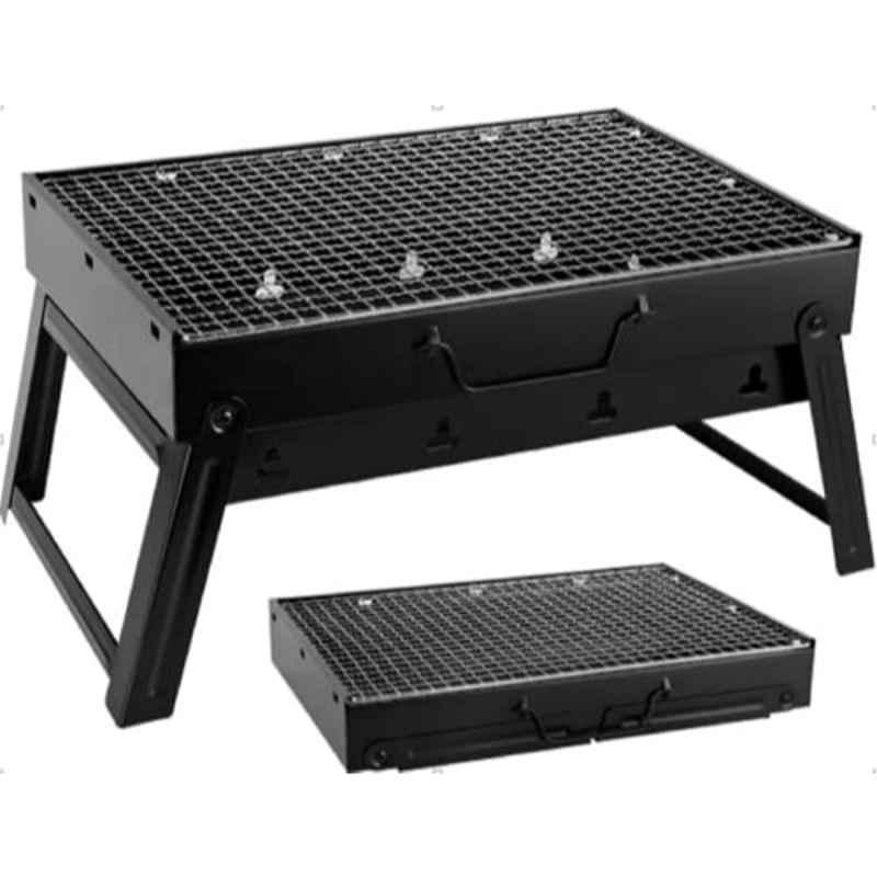 Stainless Steel Black Charcoal Barbecue Stove & Grill