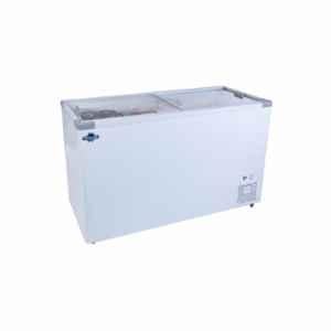 Rockwell 435 Litre White Double Door Glass Top Deep Freezer, SFR450GT