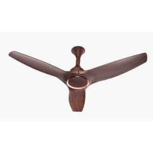 Airelec Gloria Raga 30W 310rpm 5 Star Walnut Wood 3 Blade BLDC Ceiling Fan with Remote & 2 Years Warranty, AIRABSR1-02, Sweep: 1200 mm