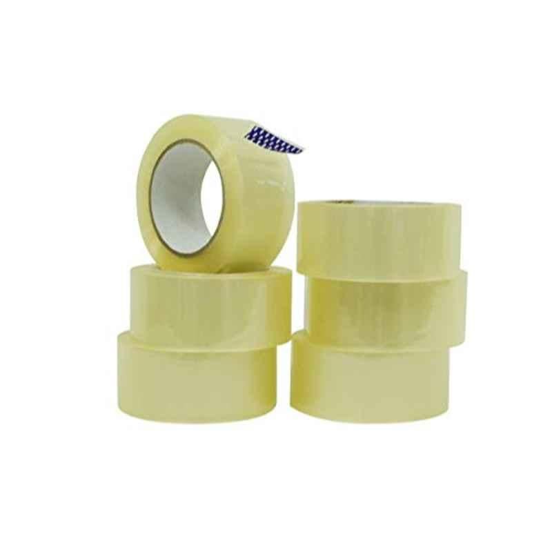 WOD 2 inch 55 Yard PP Clear Packing Tape, TP-CST18RA (Pack of 6)