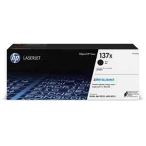 HP 137X Black LaserJet Toner Cartridge, W1370X