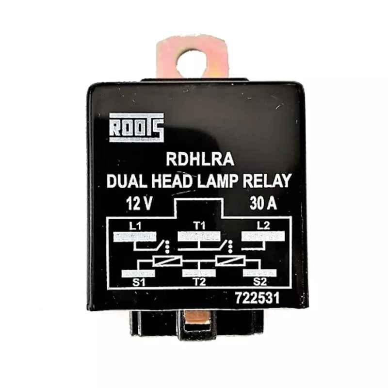 Lumax Headlight Relay for Pc/Lcv 050-Hly-24V-15A, LUM-5A9AHX