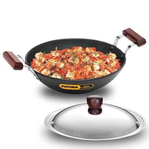 Hawkins Futura Hard Anodised Flat Tawa, 26cm