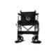 Medimove Ezee Lite Chrome Plated Self Propelled Wheelchair, M132A062-2, Load Capacity: 100 kg