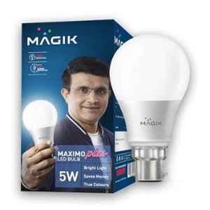 Magik Maximo Plus 5W 6500K B22 Cool White LED Bulb, LUMAP005C4131
