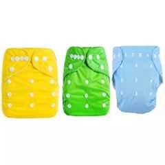Fastgear Cotton Washable Button Strap Diaper, FG477, Size: Medium