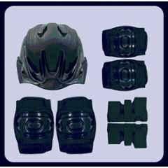 RB International Black Latest Design New Multipurpose Cycling Skating Kit-65 Skating Kit