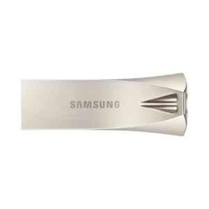 Samsung BAR Plus 128GB USB 3.2 400Mbps Silver Flash Drive, MUF-128BE3/APC