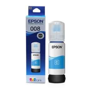 Epson 008-T06G 70ml Cyan Ink Bottle, C13T06G298