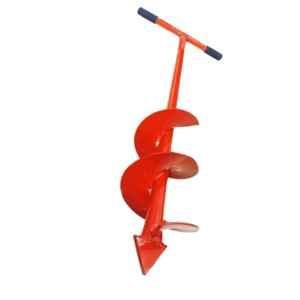 MAXAGRO 6 inch Spiral Orange Manual Post Hole Digger & Auger