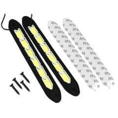 AllExtreme EXDRLA2 Arrow White Daytime Running Flexible Waterproof LED Light for Bike & Car