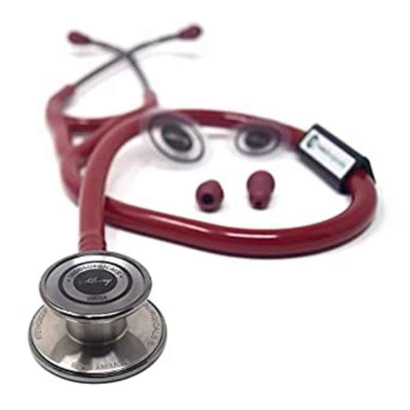 Vkare Adult Stainless Steel Stethoscope - Ultima 111- Pink Colour