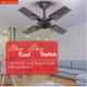 Gestor WAVE 55W Smoked Brown Ultra High Speed Anti Dust 4 Blade Ceiling Fan, Sweep: 600 mm