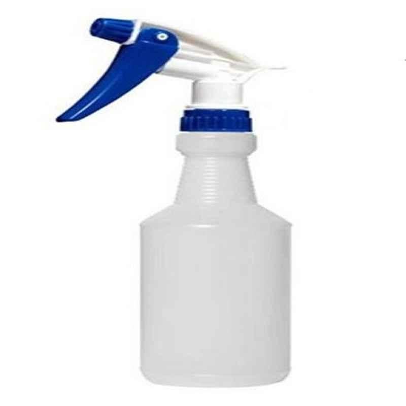 White & Blue Plastic Trigger Spray Bottle