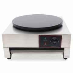 Khushi Udyog 2000W 40cm Stainless Steel Black Gas Crepe Maker