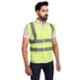 ReflectoSafe Gleam High Visibility Reflective Adjustable Green Polyester Safety Jacket, Size: L (Pack of 10)