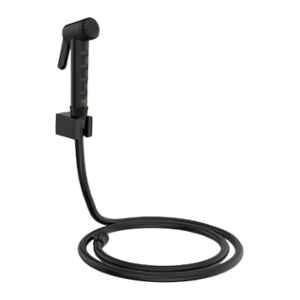 RN Black.4 Health Faucet Set with Hose Pipe & Wall Holder for Toilet Cleaning