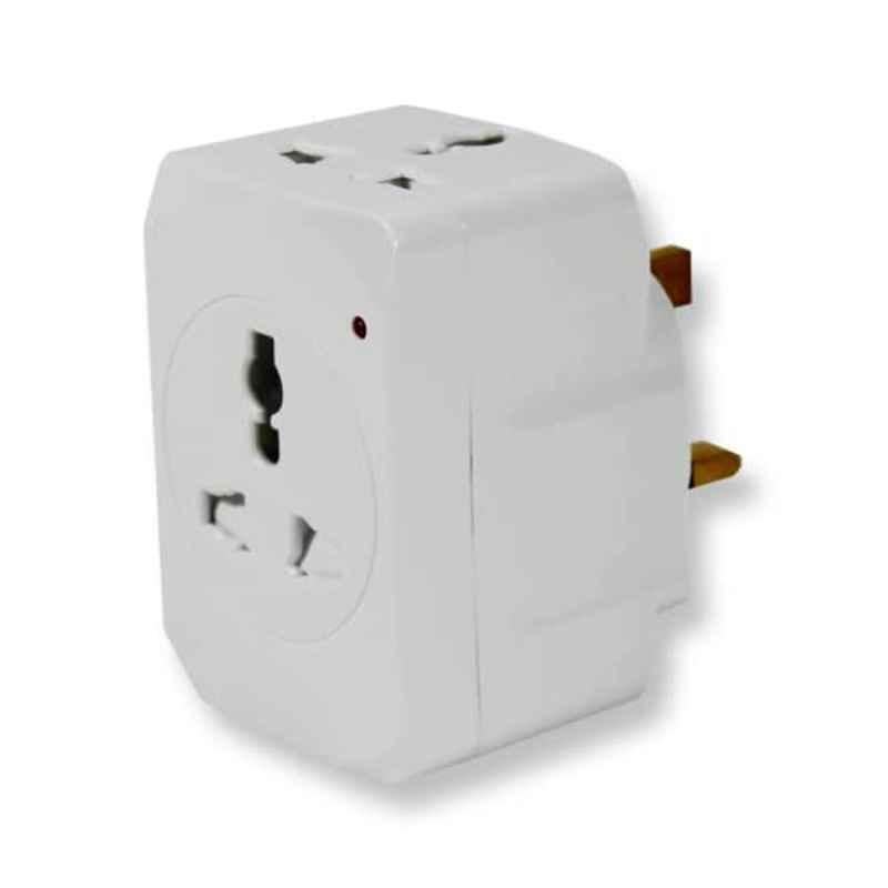 Kedbrooke 13A 250V 3 Way White Multi-Plug Adapter Socket